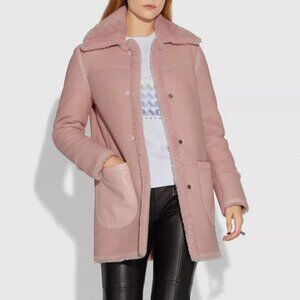 Coach Reversible Shearling Coat